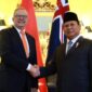 Presiden Prabowo Subianto saat menerima kunjungan kehormatan PM Australia di Lima, Peru, Kamis (14/11/2024). (Dok. Tim Media Prabowo)